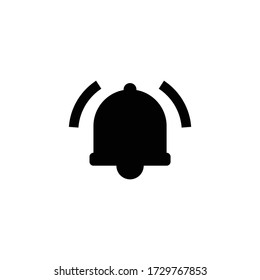 Bell icon. Logo vector sillhouette.