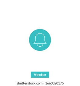 Bell icon, Minimalist, Modern, Professional, 100 Vector