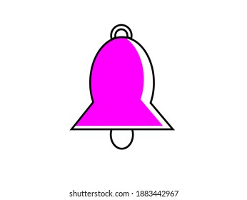 icono de campana, icono simple moderno, ilustración vectorial