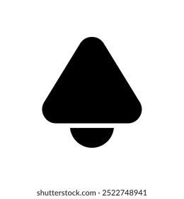 bell icon, modern vector isolated on white background