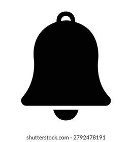 Bell Icon for Notification Alert Reminder Ring Symbol Vector Illustration Graphic Design