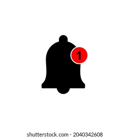 Bell Icon. Notification sign and symbol for web site design