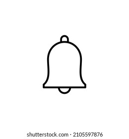 Bell Icon. Notification sign and symbol for web site design
