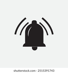 Bell icon. Notification bell icon. vector illustration.