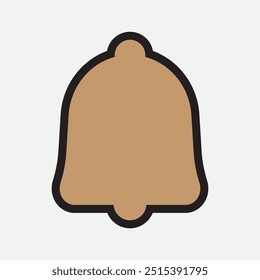 Bell icon. Notification bell icon. vector illustration.