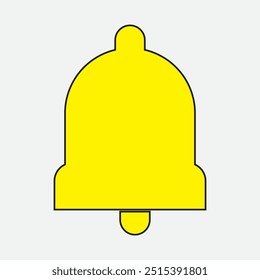 Bell icon. Notification bell icon. vector illustration.