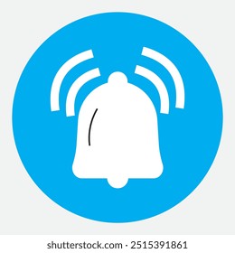 Bell icon. Notification bell icon. vector illustration.