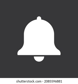 Icono de Bell sobre fondo gris