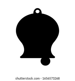 icono de campana en fondo blanco
