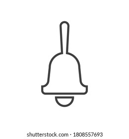 bell icon on white background. EPS10 Vector