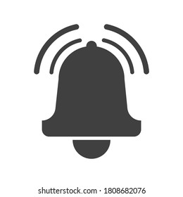 bell icon on white background. EPS10 Vector