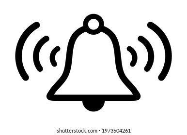 bell icon on white background
