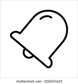 bell icon on white background