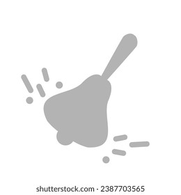 bell icon on a white background, vector illustration