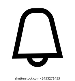 Bell icon on white background