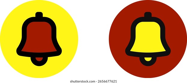 bell icon on white background