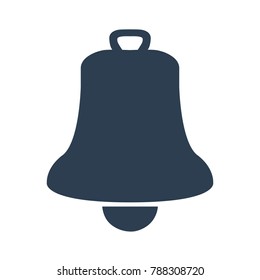 Bell icon on white background. Vector illustration