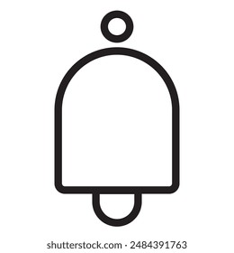 Bell icon with outline style