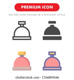 paquete de iconos de timbre aislado en fondo blanco. para el diseño de su sitio web, logotipo, aplicación, interfaz de usuario. Ilustración gráfica vectorial y trazo editable. EPS 10.