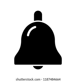 Bell Icon. Reminder, Wake Up. Morning Symbol.