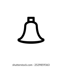 Bell Icon Representing Notifications, Alerts, and Reminders - Ideal for Apps, Messaging, and Reminder Systems