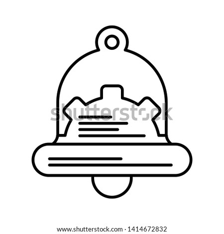 Bell icon. Seo analytics concept vector icon.