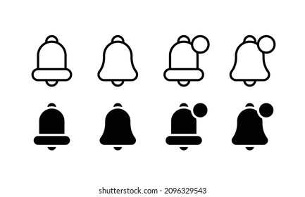 Bell Icon. Bell Icon Set