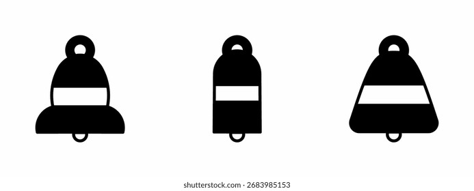 Glocke Symbol Set Illustration Design.