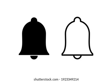 Bell Icon set. Notification icon for your web site design