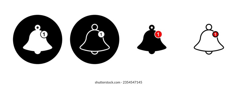 Bell Icon set. Notification icon for your web site design