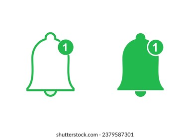 Bell Icon set. Notification icon for your web site design