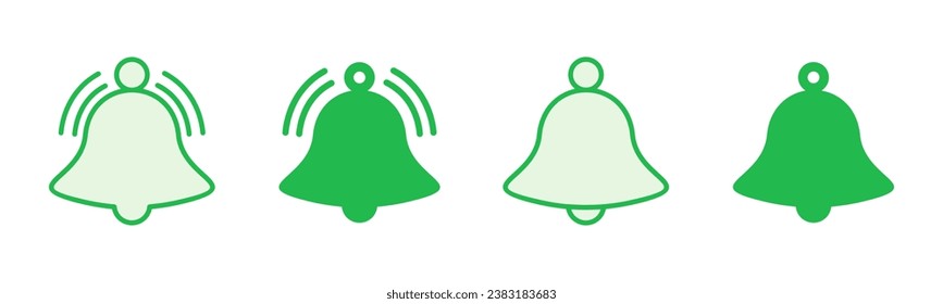 Bell Icon set. Notification icon for your web site design