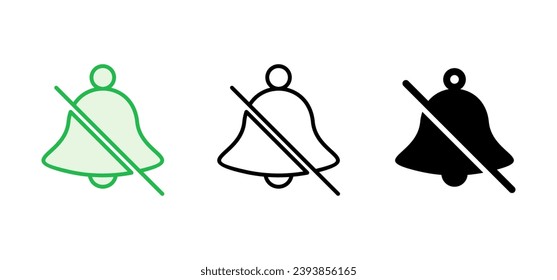 Bell Icon set. Notification icon for your web site design