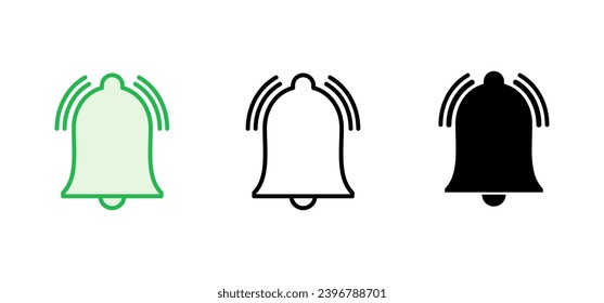 Bell Icon set. Notification icon for your web site design