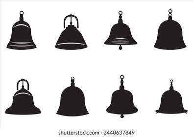 Glockensymbol gesetzt . Glockensymbol Vektor-Illustration.