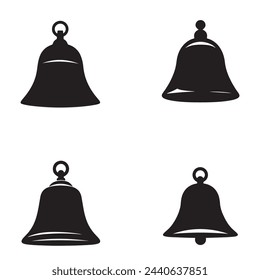 Bell icon set . bell icon vector illustration.