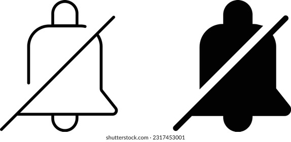 Glockensymbol, einfache, trendige, flache Linie und solide einzelne Vektorgrafik auf weißem Hintergrund. Für Apps, Logo, Websites, Symbol, UI, UX, Grafik und Web-Design. EPS10.
