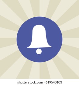 bell icon. sign design. background