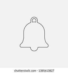 bell icon sign signifier vector
