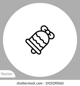 Bell icon sign vector,Symbol, logo illustration for web and mobile