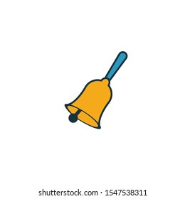 Bell icon. Simple element from school icons collection. Creative Bell icon ui, ux, apps, software and infographics.