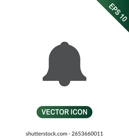 Símbolo de notificación simple para alertas y recordatorios