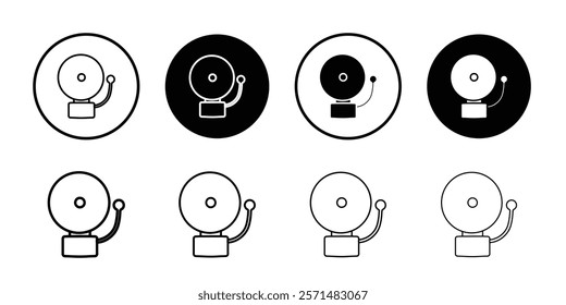 bell icon Simple outline illustration set