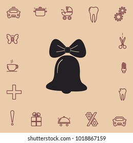 Bell icon, stock vector