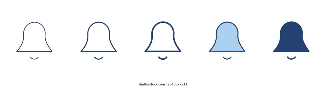 Icono de campana Conjunto de símbolos colección