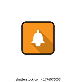 Glocke-Symbol-Vorlage flach