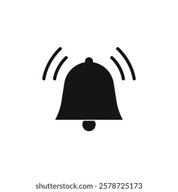 Bell icon Thin line art collection