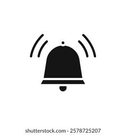 Bell icon Thin line art collection