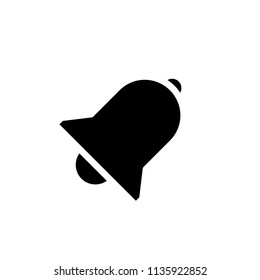 Bell Icon in trendy flat style isolated on white background.