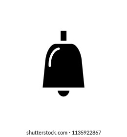 Bell Icon in trendy flat style isolated on white background.
